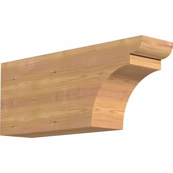 Ekena Millwork Yorktown Smooth Rafter Tail, Western Red Cedar, 5 1/2"W x 10"H x 24"L RFT06X10X24YOR00SWR - main